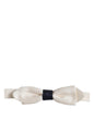 Dolce & Gabbana Men White 100% Silk Adjustable Neck Papillon Bow Tie