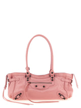 Sac porté épaule Balenciaga en cuir d'agneau multicolore