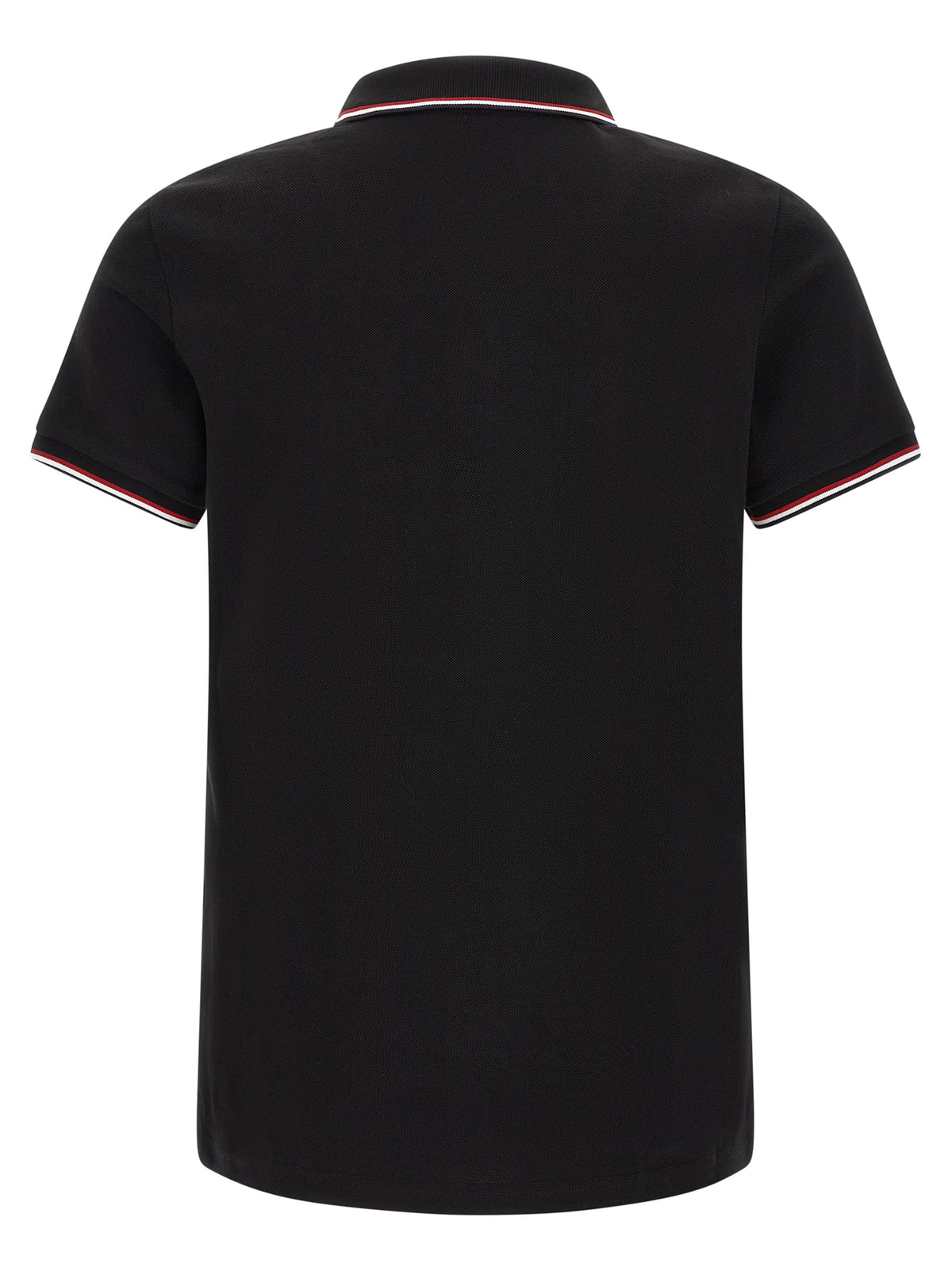 Polo Moncler en coton noir