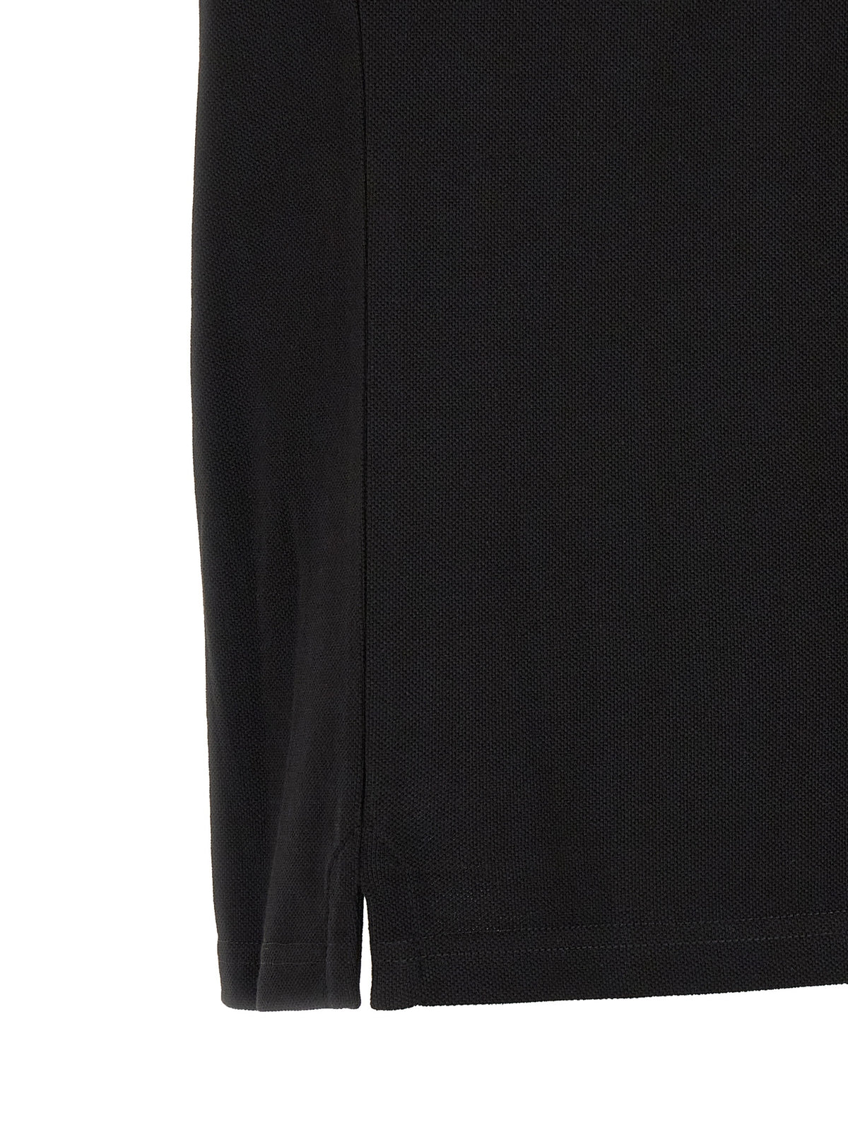 Polo Moncler en coton noir