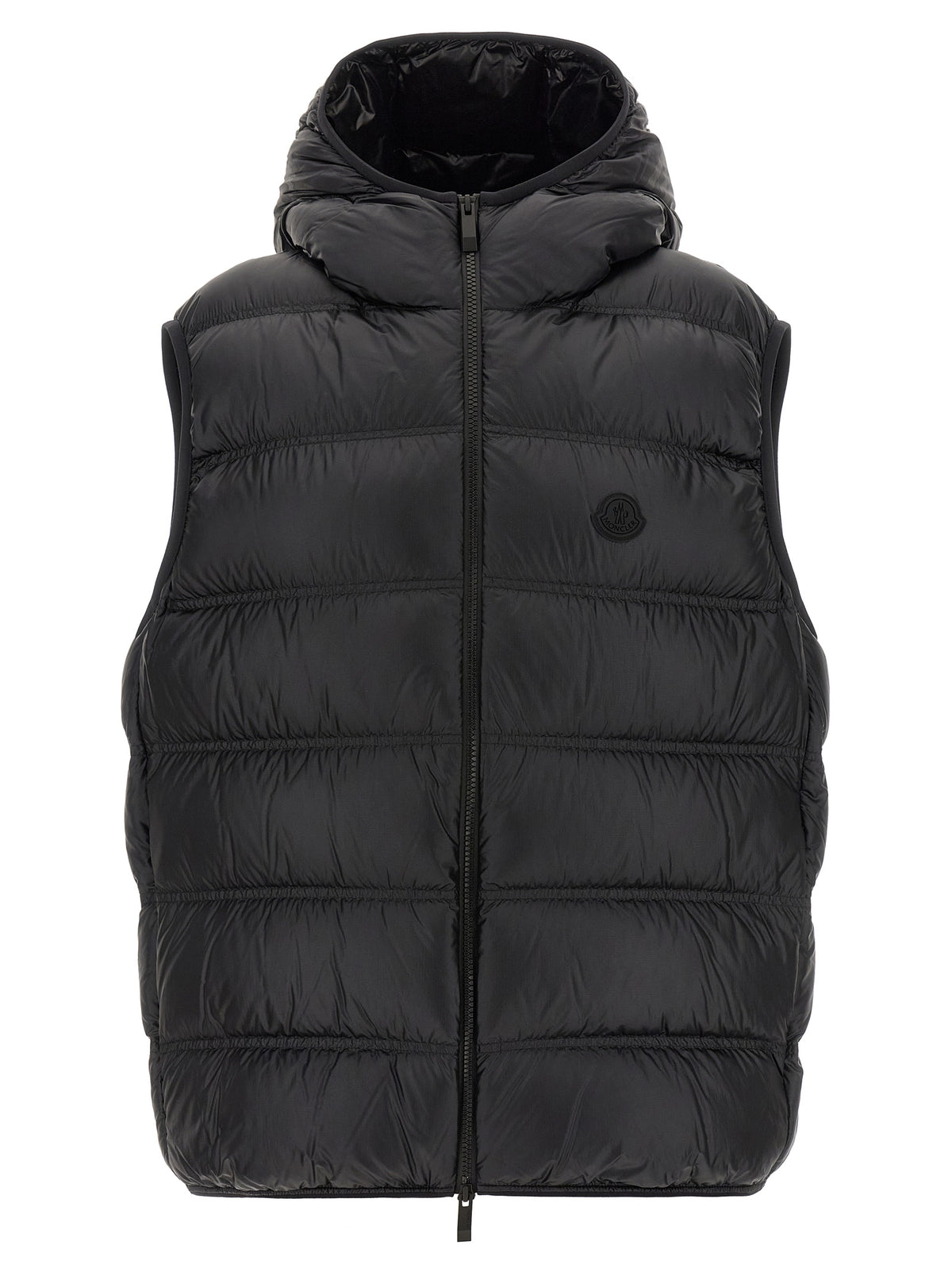 Moncler Gilet Sans Manches en Polyamide Noir