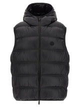 Moncler Gilet Sans Manches en Polyamide Noir