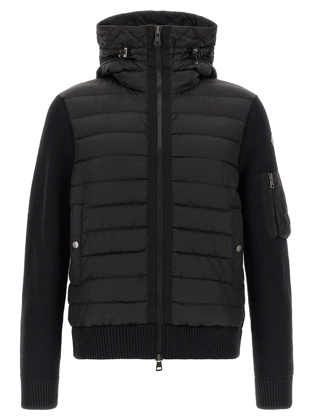 Gilet Moncler noir en polyamide
