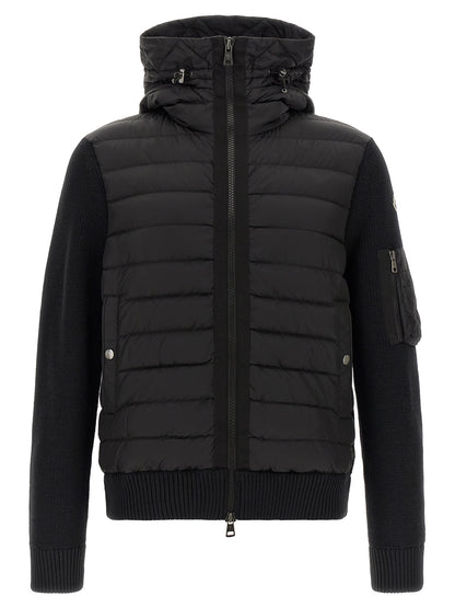Moncler Black Polyamide Cardigan