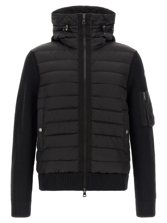 Moncler Black Polyamide Cardigan
