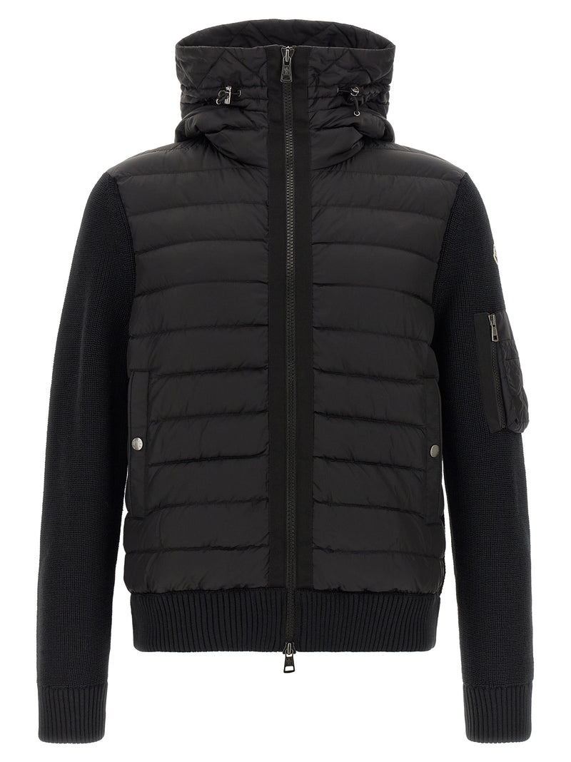 Gilet Moncler noir en polyamide