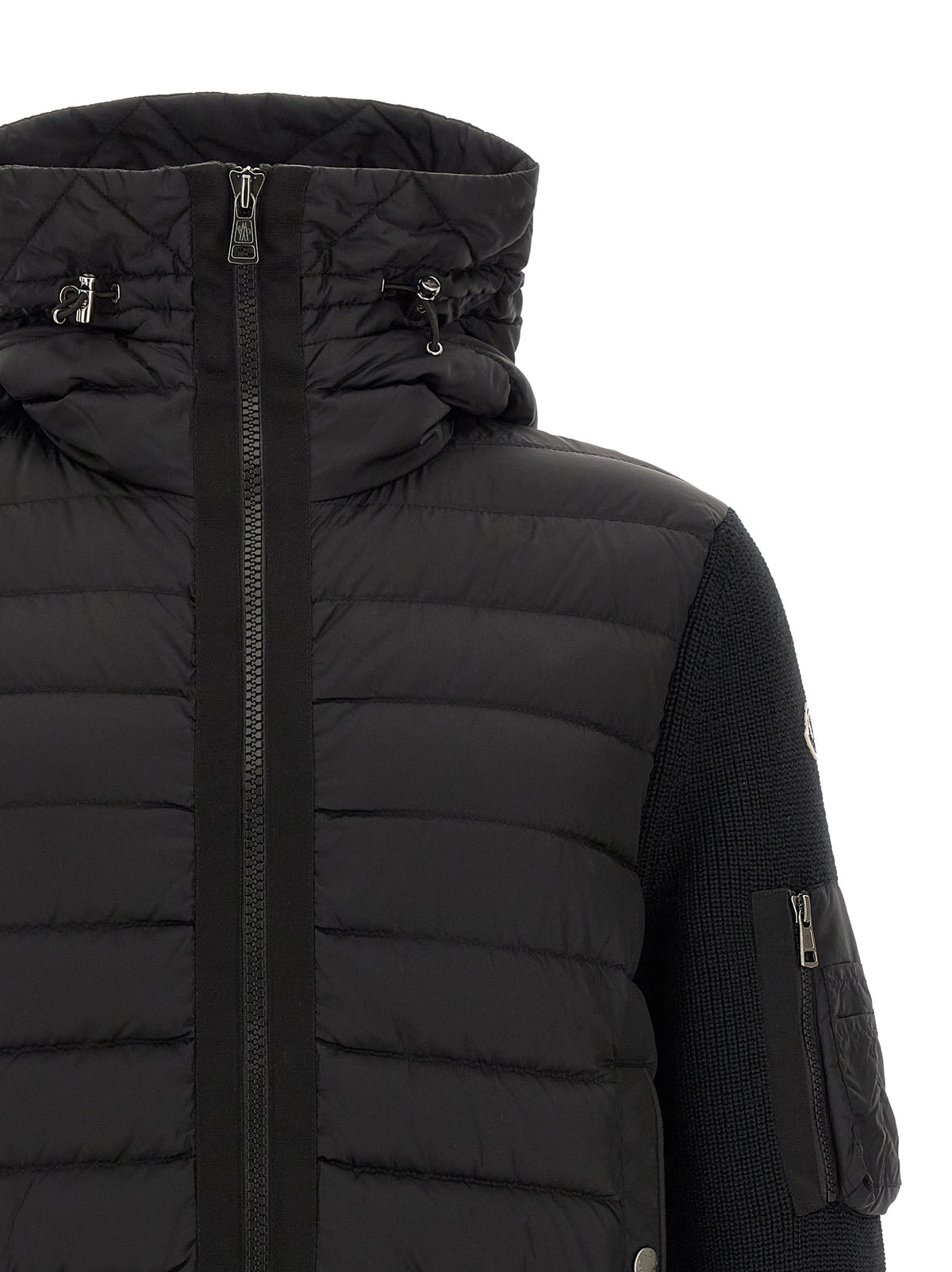 Gilet Moncler noir en polyamide