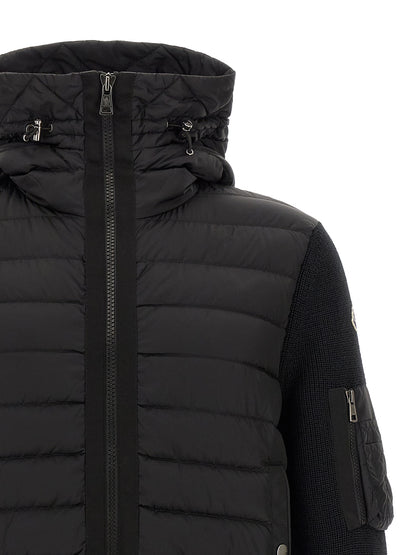 Moncler Black Polyamide Cardigan