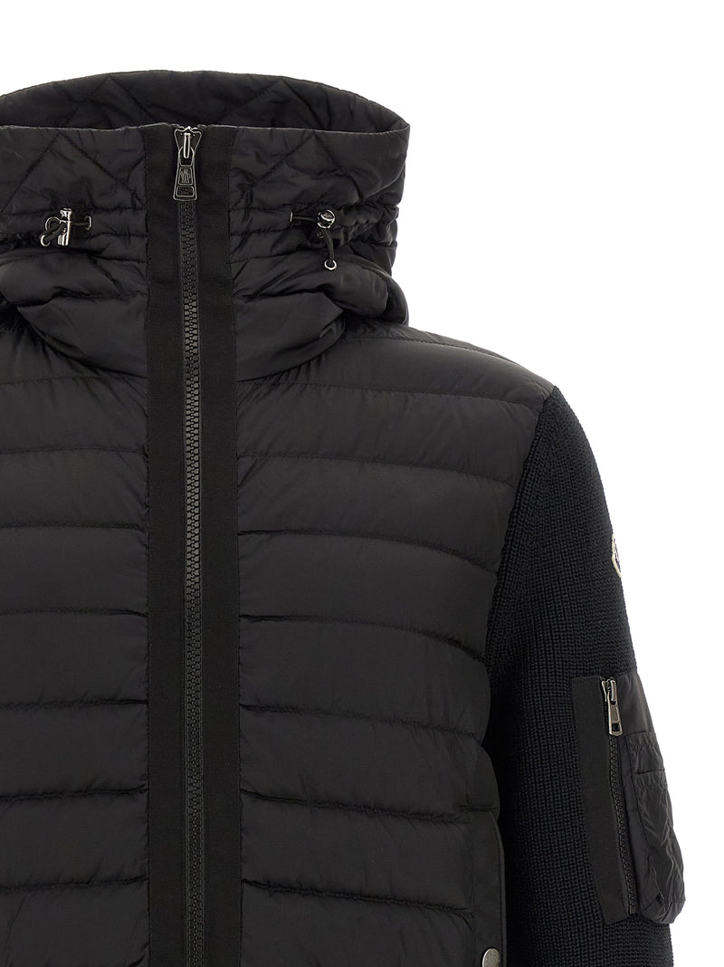 Gilet Moncler noir en polyamide