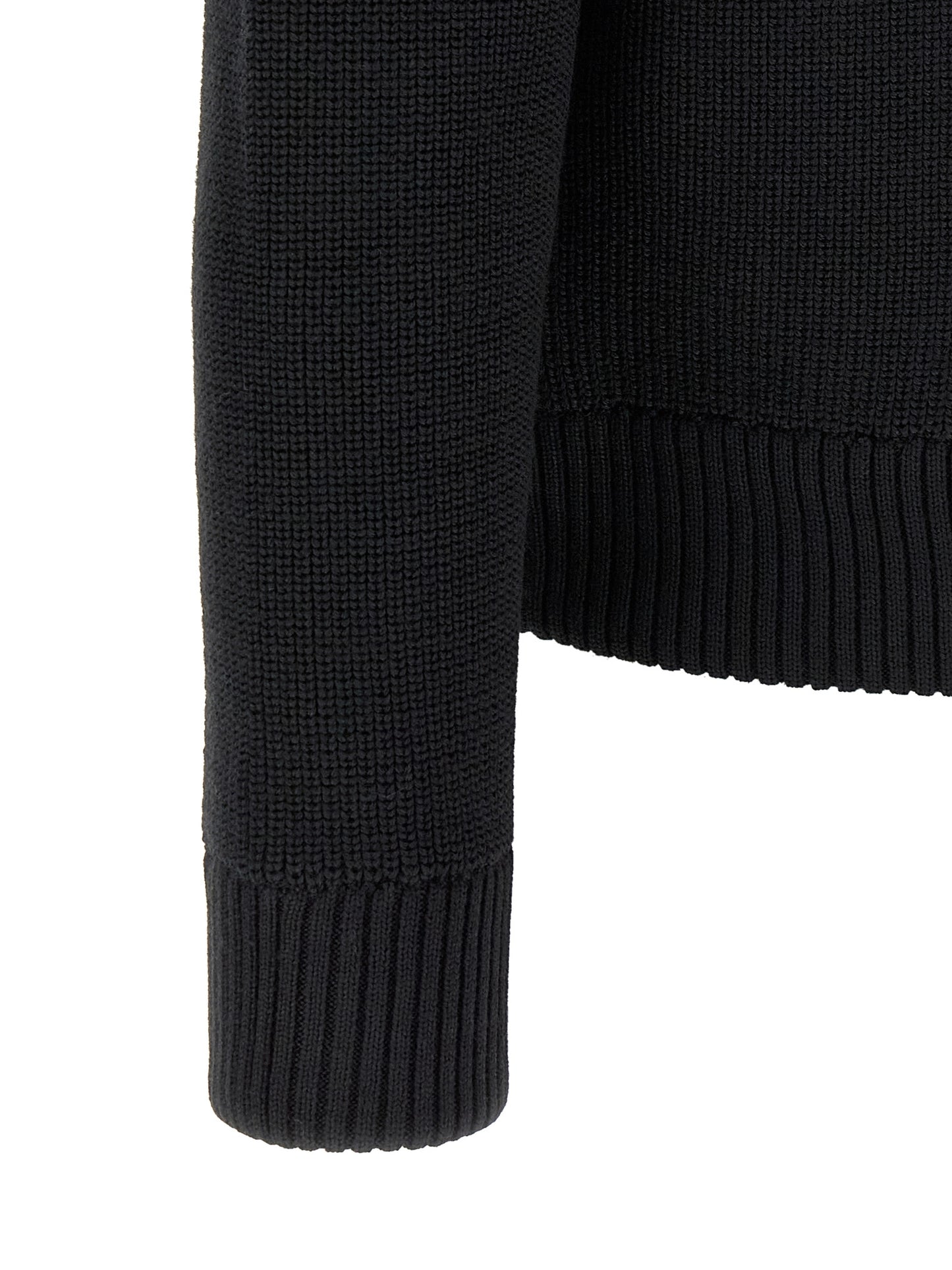 Moncler Black Polyamide Cardigan