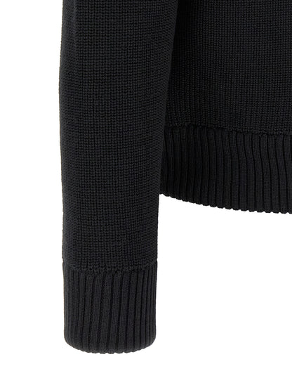 Moncler Black Polyamide Cardigan