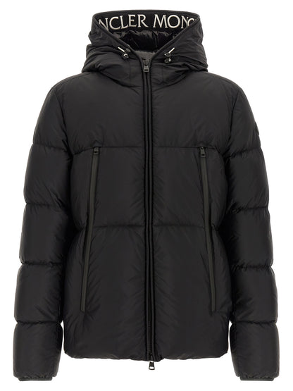 Moncler Black Polyamide Full-Length Jacket