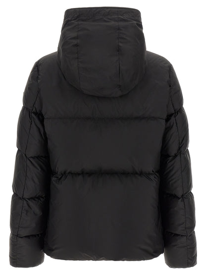 Moncler Black Polyamide Full-Length Jacket