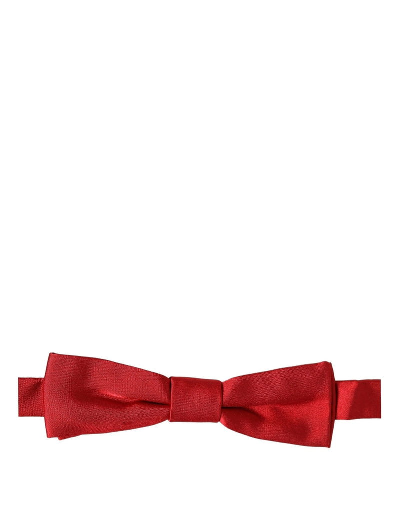 Dolce & Gabbana Homme Rouge 100% Soie Nœud Papillon Réglable