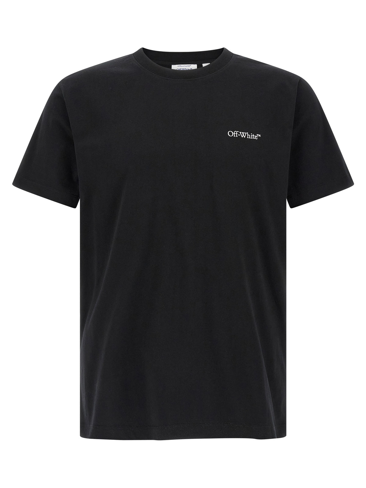 T-shirt Off-White en coton noir