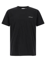 T-shirt Off-White en coton noir