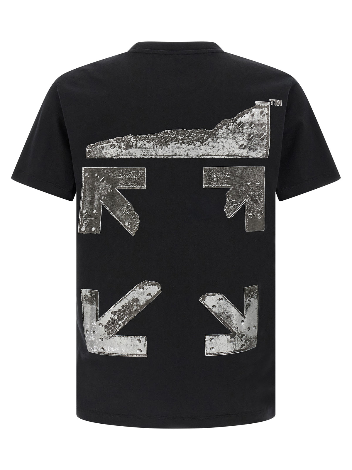 T-shirt Off-White en coton noir
