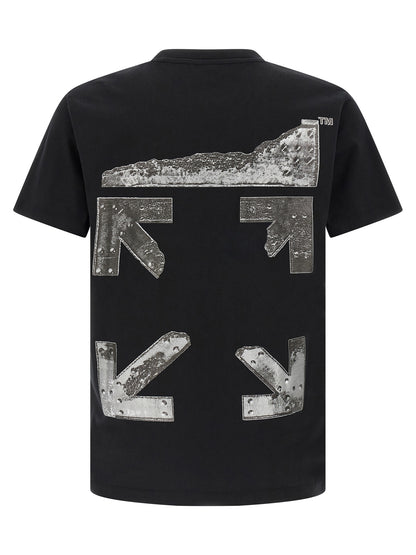 Off-White Black Cotton T-Shirt