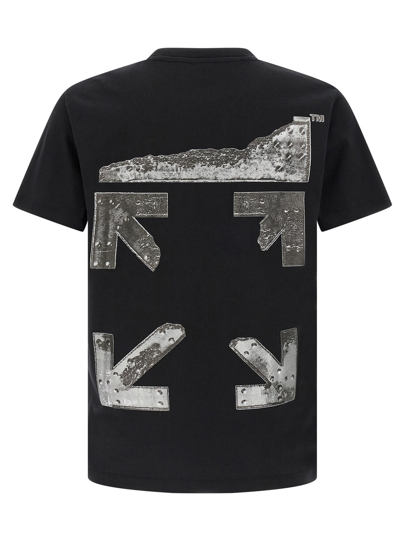 T-shirt Off-White en coton noir