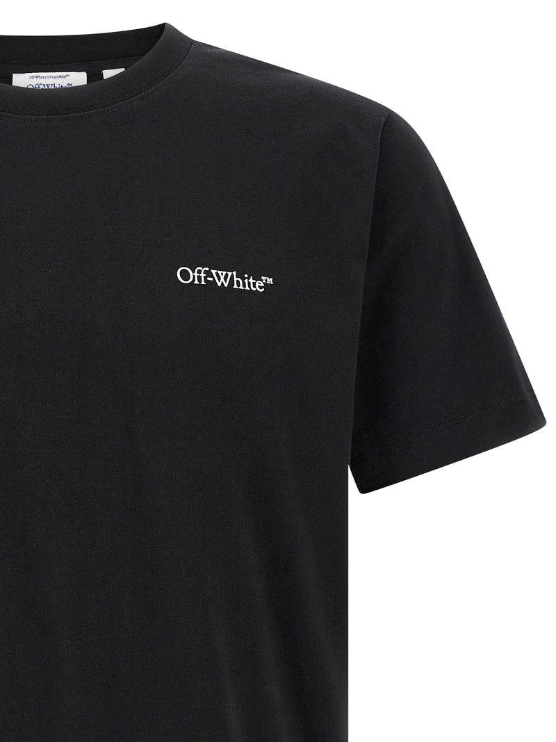 T-shirt Off-White en coton noir
