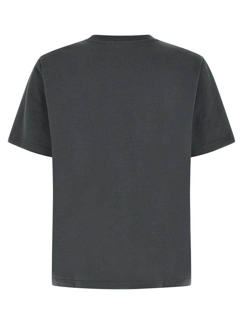 T-shirt bleu en coton bio Maison Kitsuné