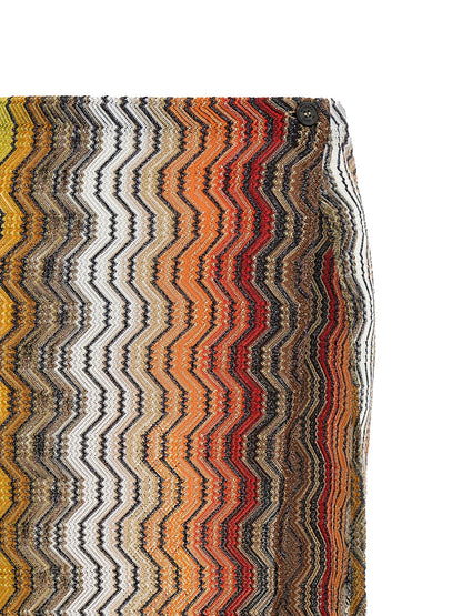Missoni Multicolor Viscose Mini Skirt