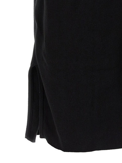 Rick Owens Black Cotton Bermuda Shorts
