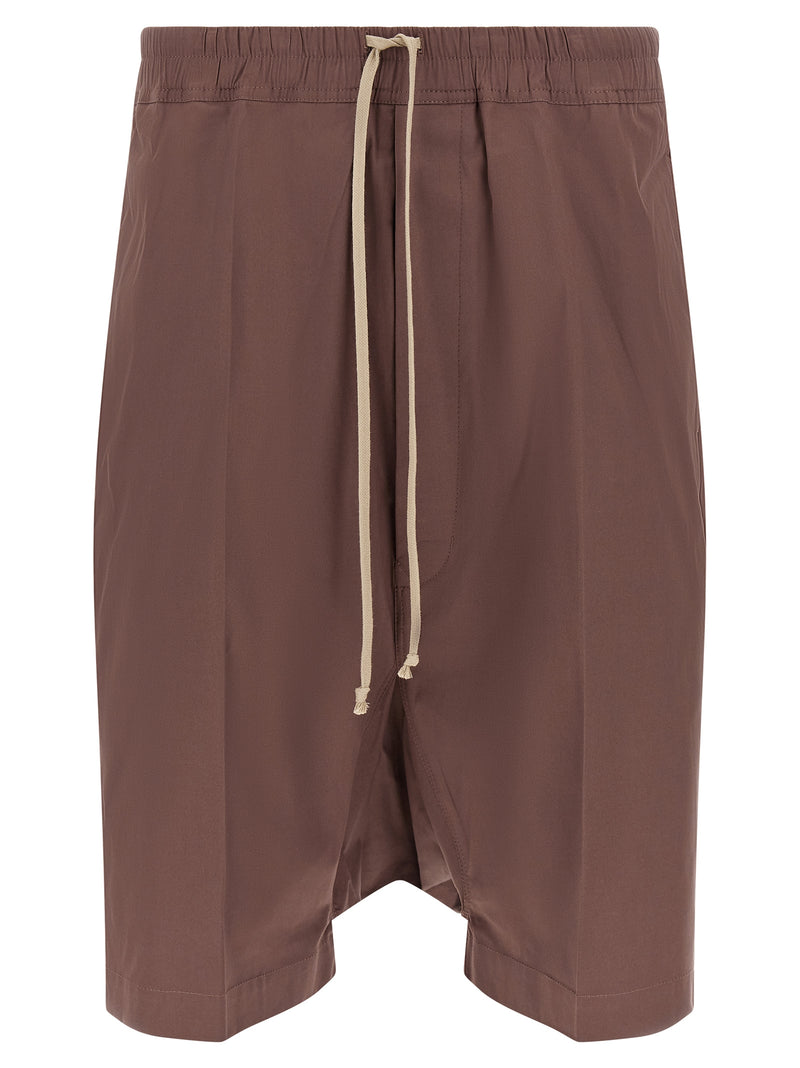 Bermuda en coton marron Rick Owens