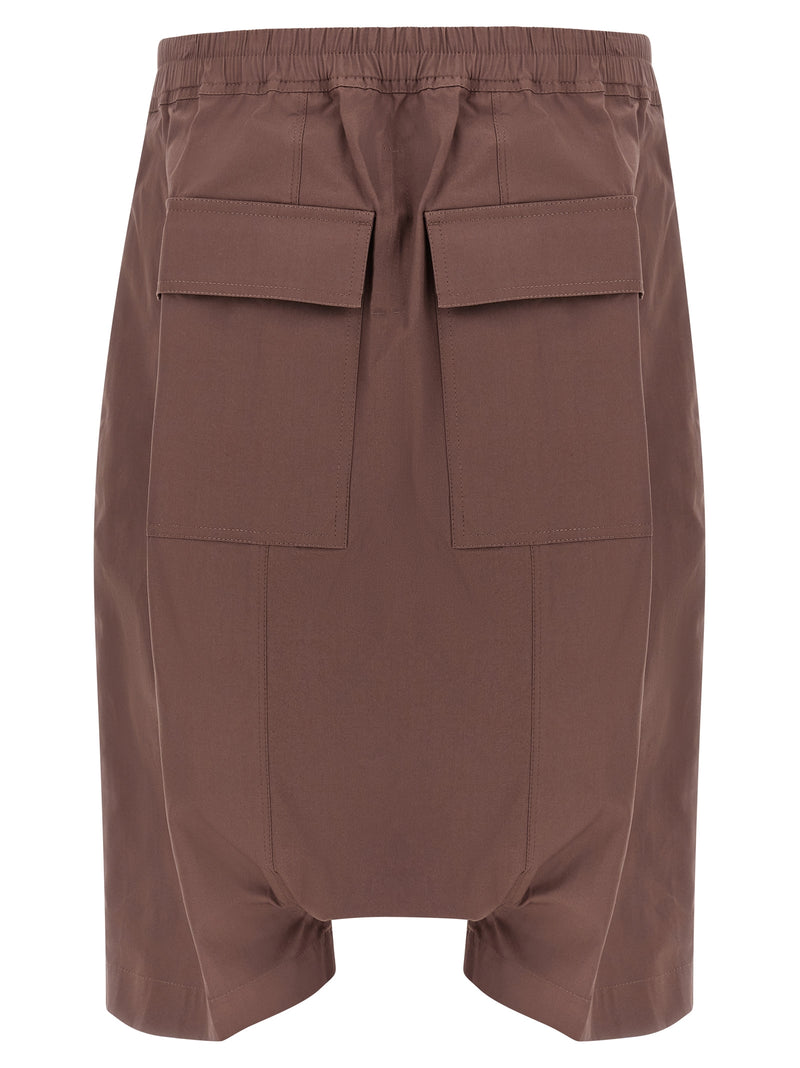 Bermuda en coton marron Rick Owens
