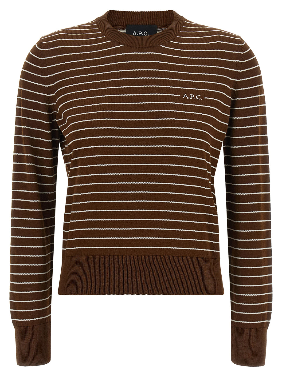 Cardigan A.P.C. en coton marron