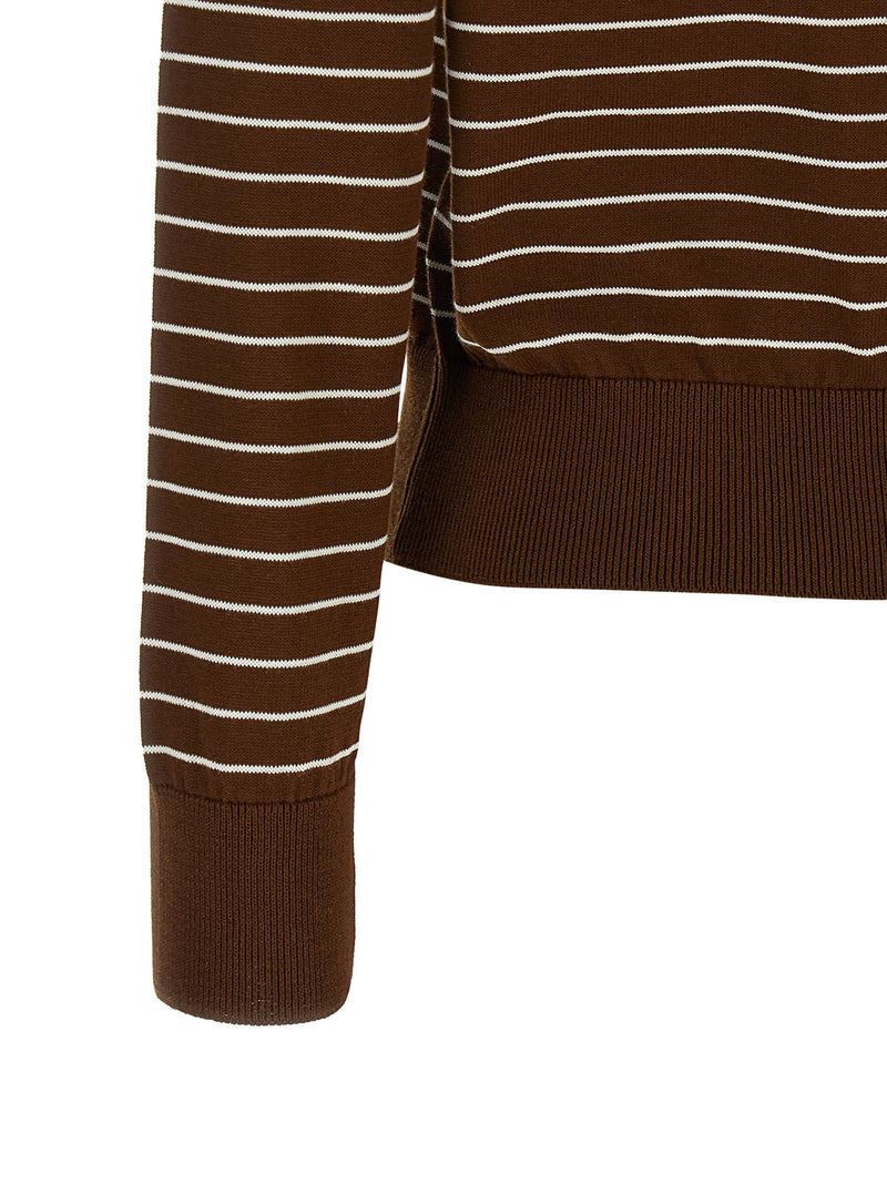 Cardigan A.P.C. en coton marron