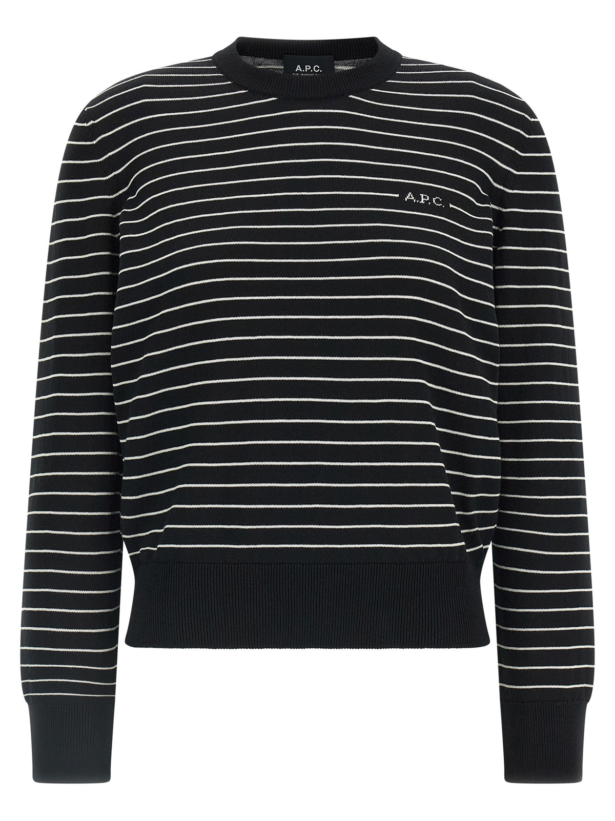 Cardigan bicolore en coton A.P.C.