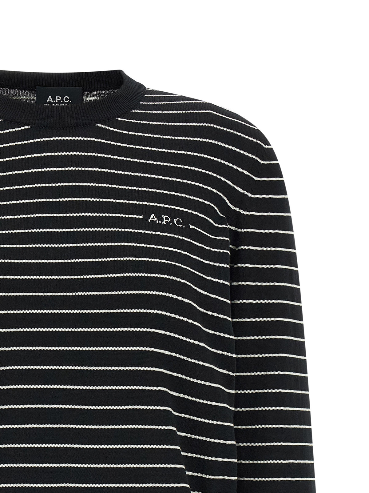 Cardigan bicolore en coton A.P.C.