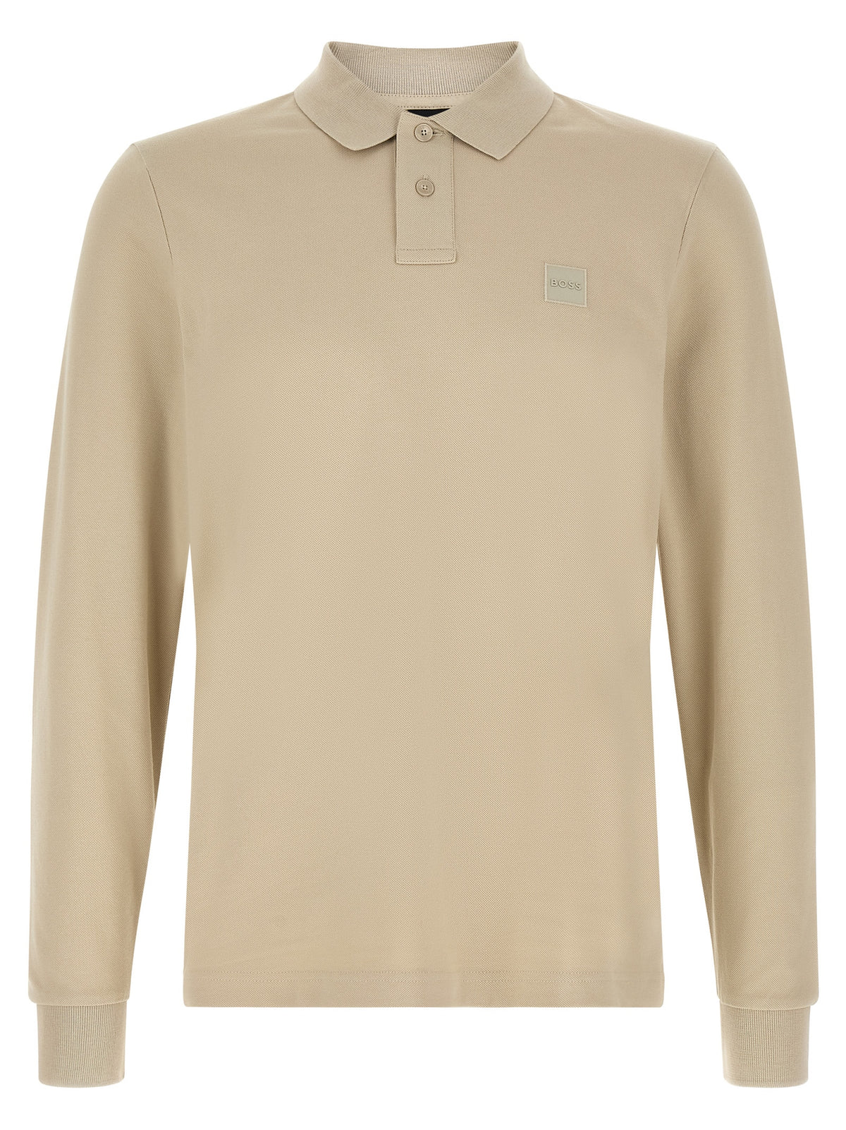 Polo Hugo Boss en coton beige
