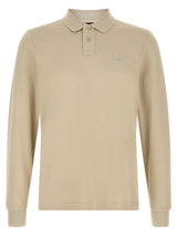 Polo Hugo Boss en coton beige
