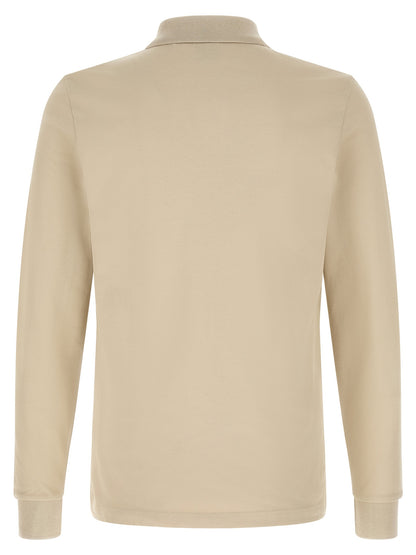 Hugo Boss Beige Cotton Polo Shirt