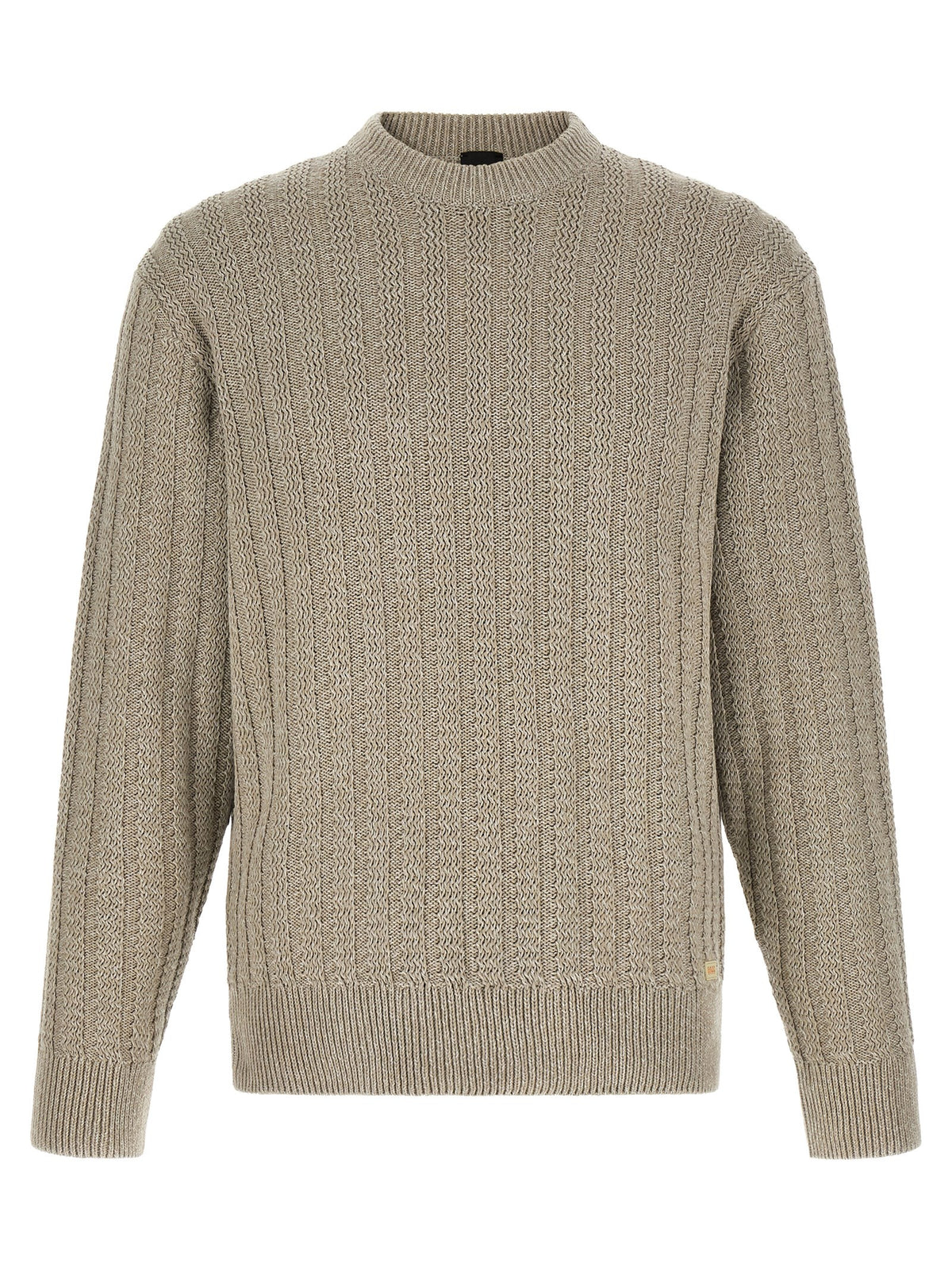 Gilet en coton beige Hugo Boss