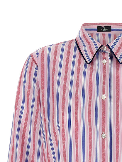 Etro Multicolor Cotton Blouse