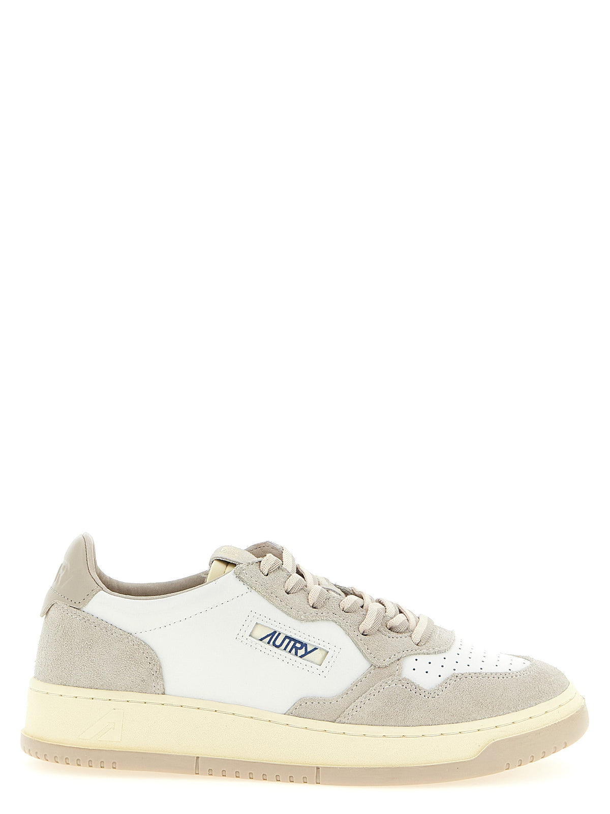 Baskets basses Autry Gray en cuir de vachette