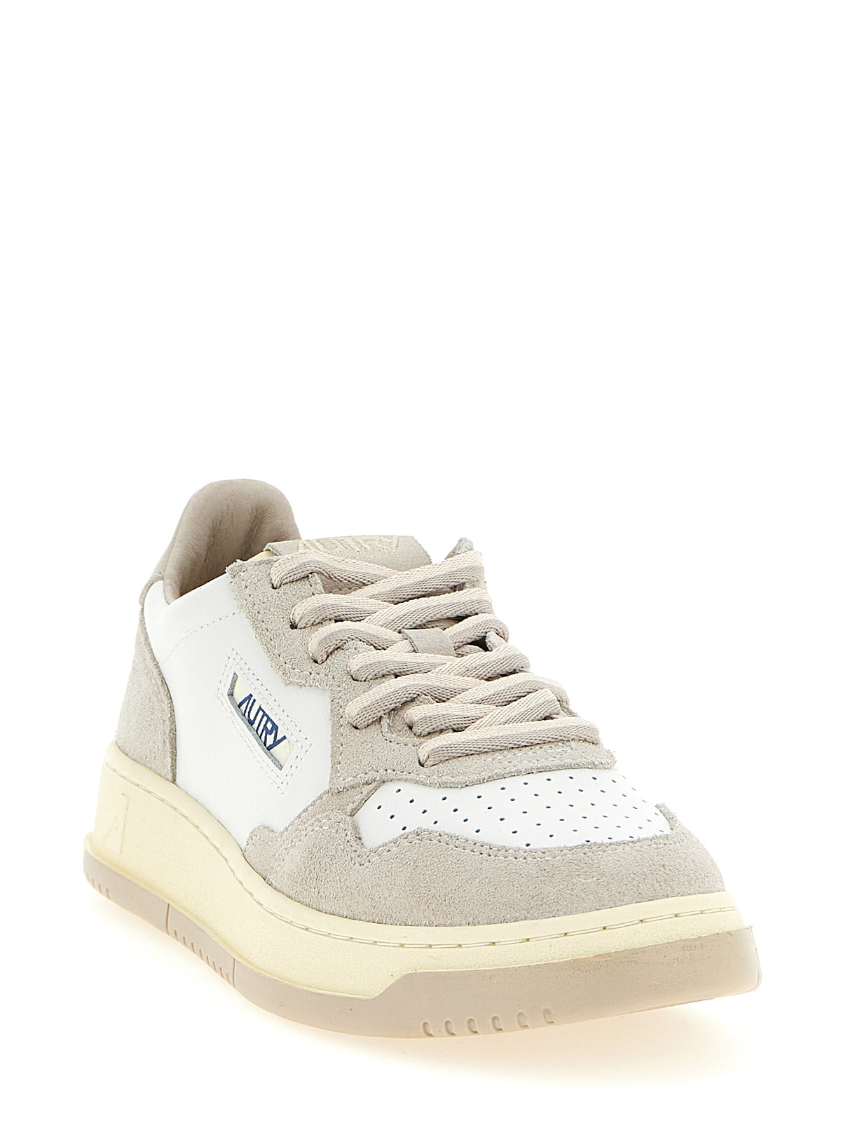 Baskets basses Autry Gray en cuir de vachette