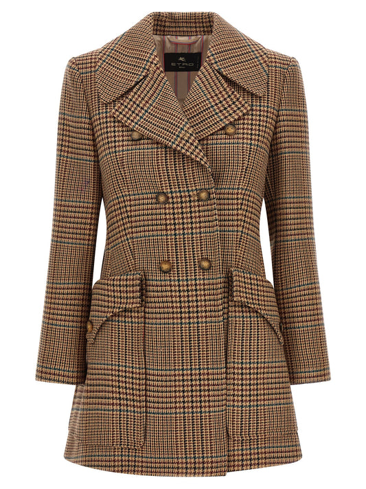 Manteau Etro en laine marron
