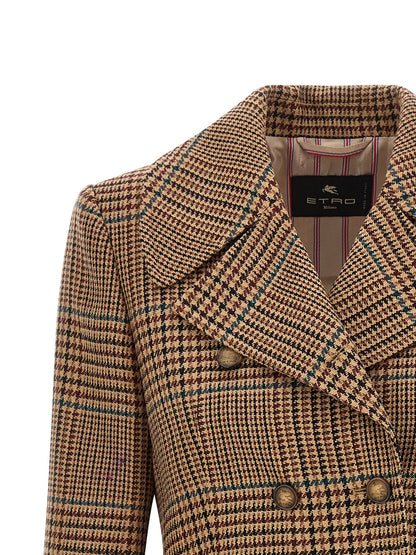 Etro Brown Wool Coat