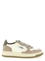 Baskets Athlétiques Autry en Cuir de Vachette Multicolore