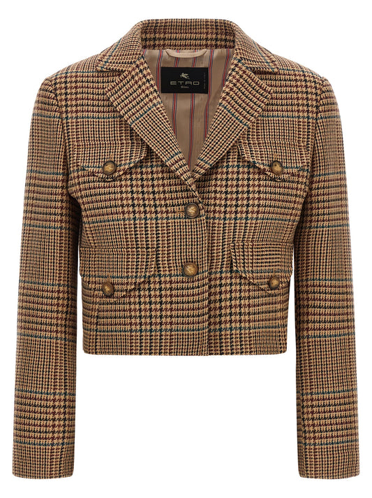 Blazer Etro en laine marron