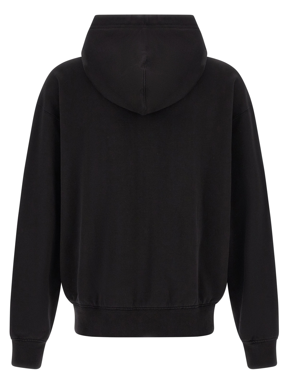 Sweat-shirt noir en coton Dolce &amp; Gabbana