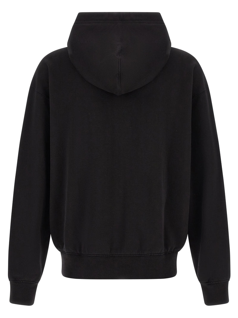 Sweat-shirt noir en coton Dolce &amp; Gabbana