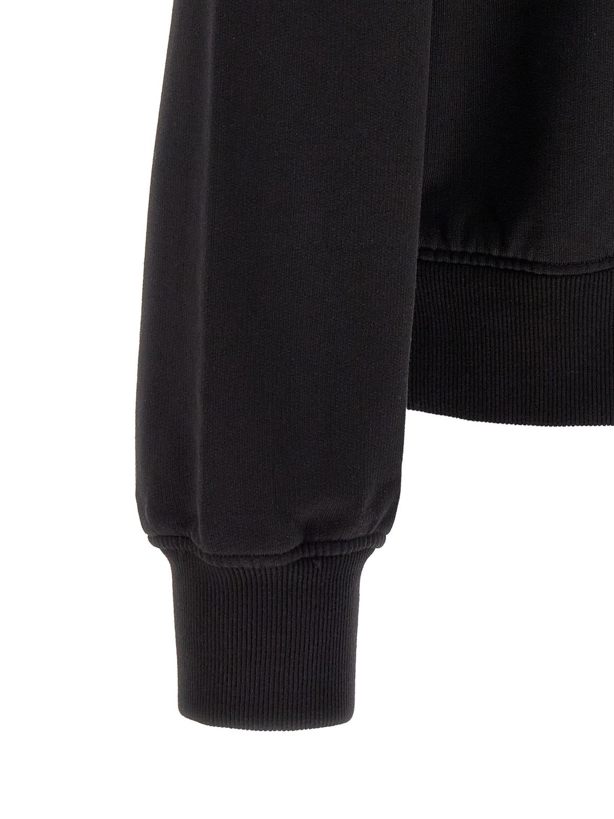 Sweat-shirt noir en coton Dolce &amp; Gabbana