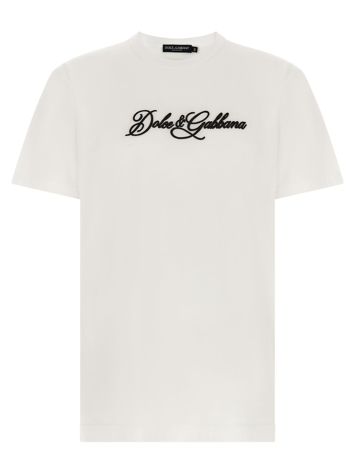 Dolce & Gabbana White Cotton T-Shirt