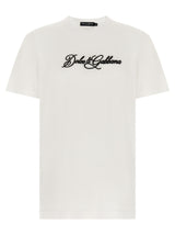T-shirt en coton blanc Dolce &amp; Gabbana