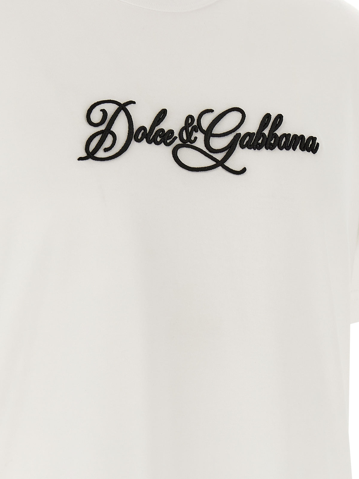 T-shirt en coton blanc Dolce &amp; Gabbana